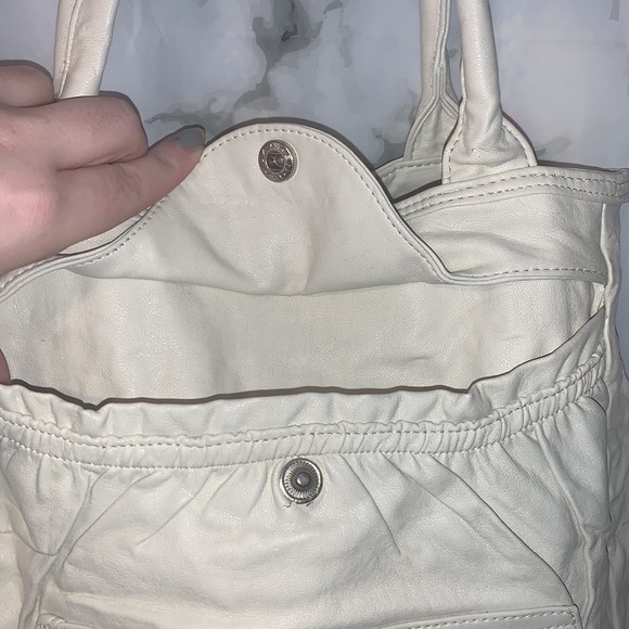 🎒 Cream Divided / H&M Vintage Shoulder Bag - Picture 6 of 12